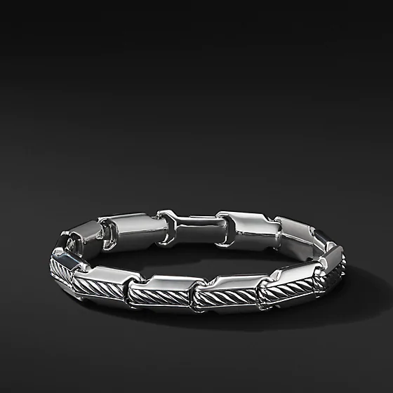 Großhandel OEM/ODM-Schmuck OEM-Herrenarmband aus Sterlingsilber zur Herstellung maßgeschneiderten Schmucks