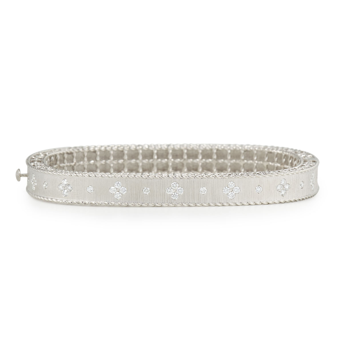 Vente en gros de bijoux OEM/ODM Bracelet en argent vermail en or blanc 18 carats OEM ODM offrant un service de bijoux personnalisé