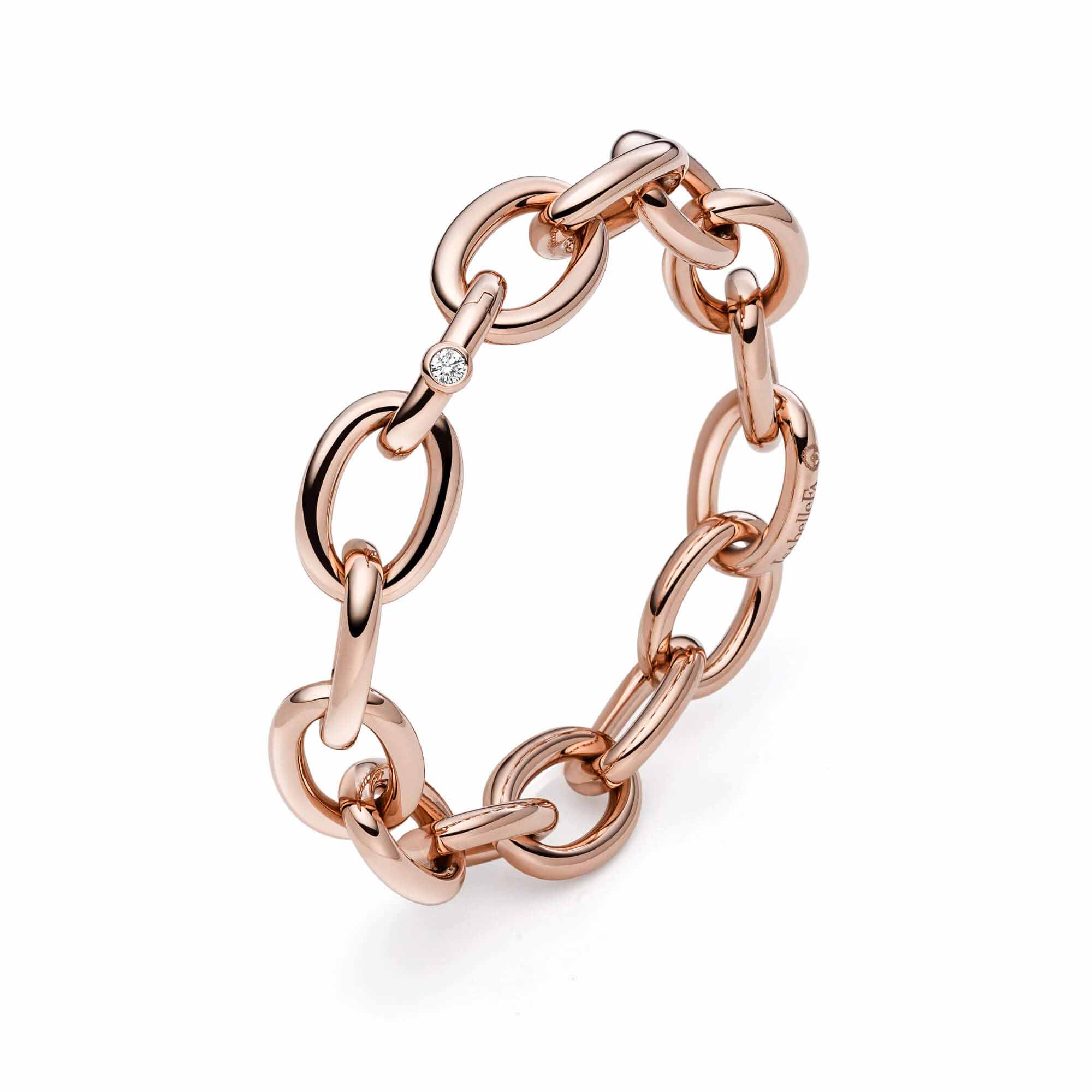 Pulsera de oro rosa OEM ODM 18k de mayorista de joyería personalizado diseñado