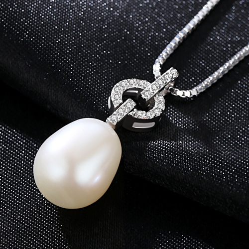 OEM ODM perla CZ stříbrný náhrdelník výborný výrobní partner