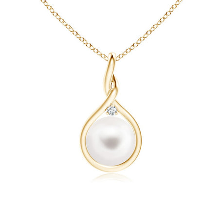 OEM ODM pearsanta 14k vermeil óir muince Pearl soláthraí jewelry pendant