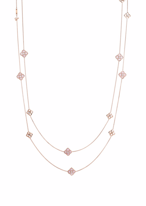 Оптовый производитель серебряного ожерелья OEM из розового золота