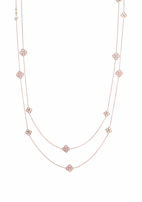 Collier en argent OEM en gros Fabricant d'or rose