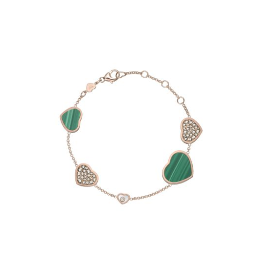 OEM bracelet in rose gold with OEM/ODM Jewelry malachite make custom designed jewelry