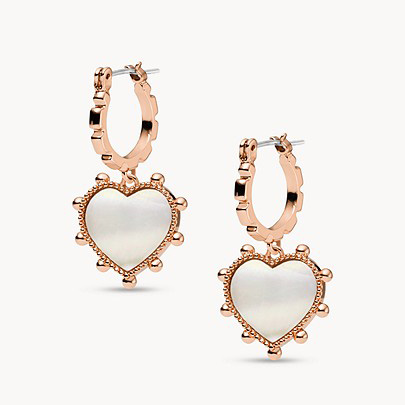 Boucles d'oreilles OEM avec plaqué or rose 18 carats et argent 925, distributeur de bijoux à la mode CZ, vente en gros