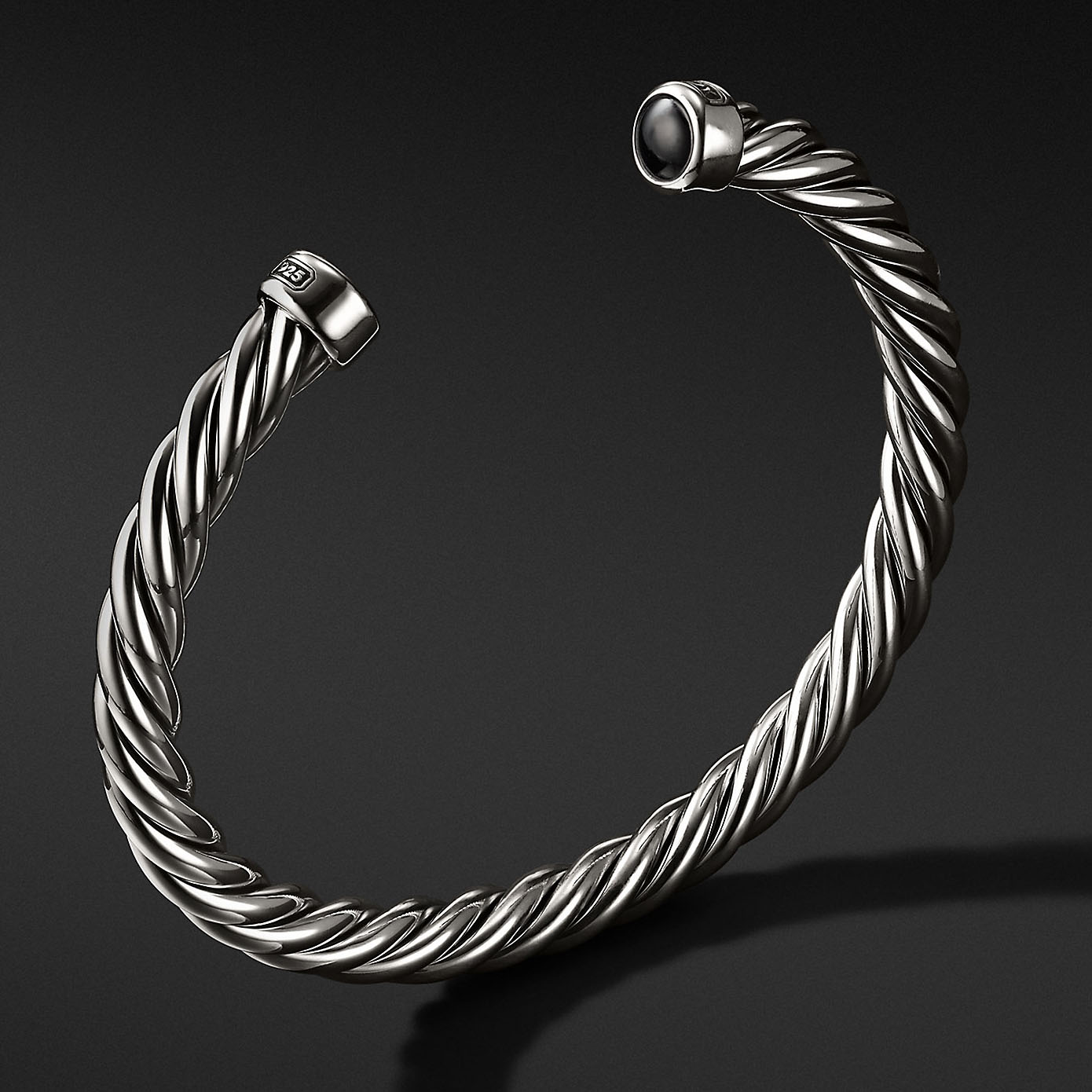 Pulsera de puño para hombre OEM al por mayor en diseño de plata esterlina de joyería OEM/ODM su joyería