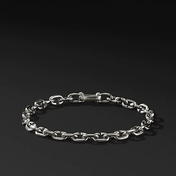 Velkoobchodní OEM pánský stříbrný náramek OEM/ODM Šperky výroba šperků ve tvaru gravírování na zakázku s vlastní rytinou