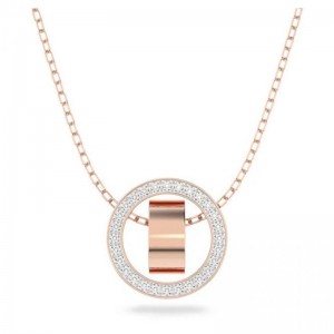 OEM necklace vermeil rose gold with CZ stone according your unique design