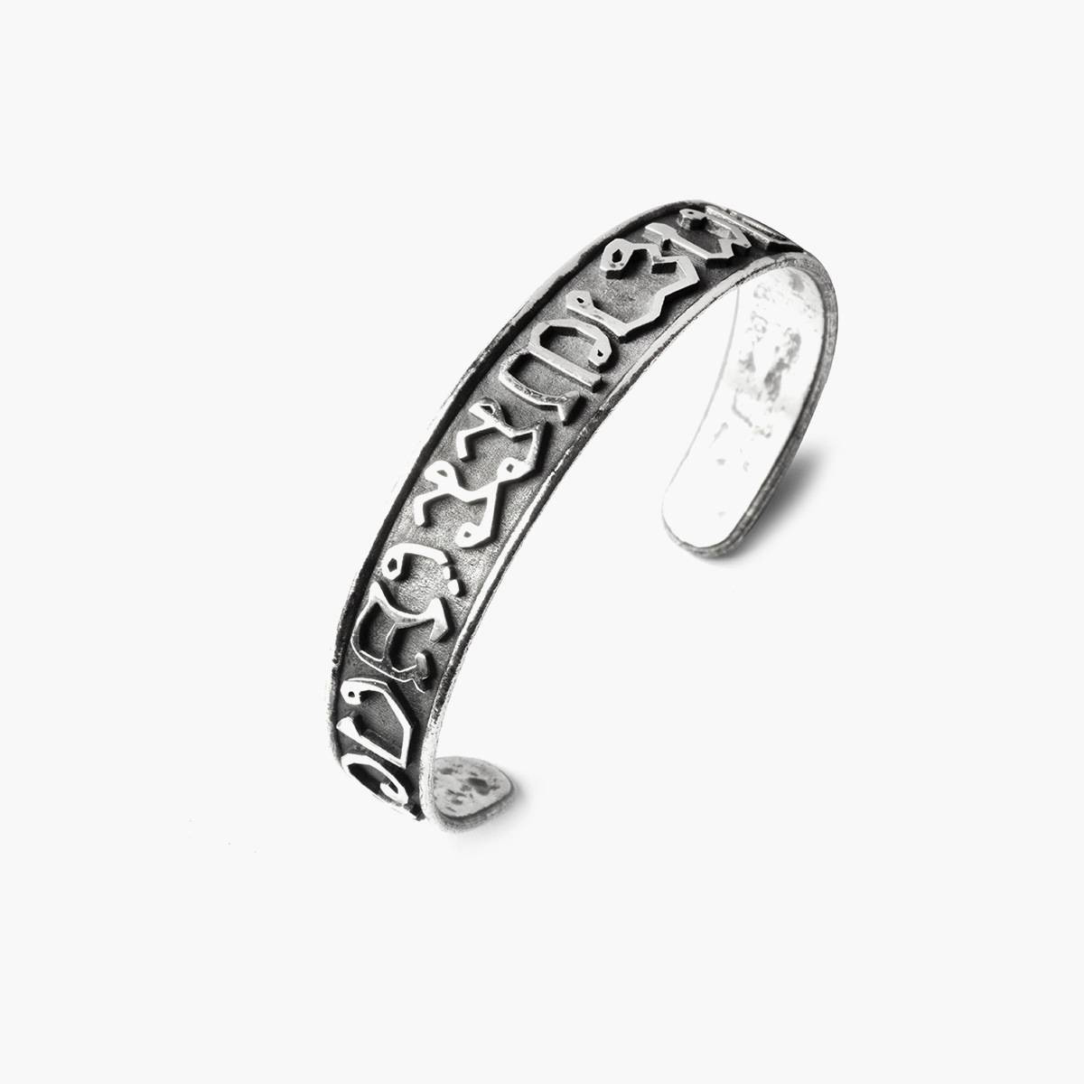 OEM quality custom mens 925 sterling silver bangle jewelry wholesaler