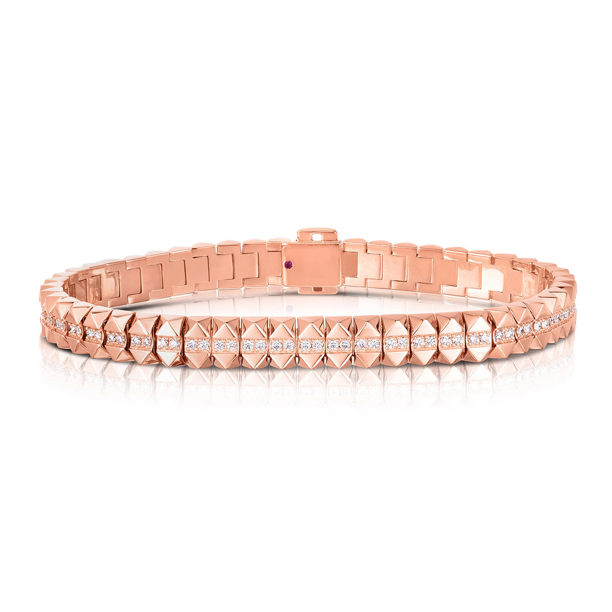 Atacado OEM pulseira de ouro rosa prata esterlina personalizada OEM/ODM designer de joias