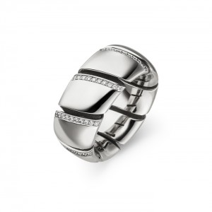 Fabricante de joyería de diseño personalizado, anillo de plata esterlina CZ al por mayor OEM