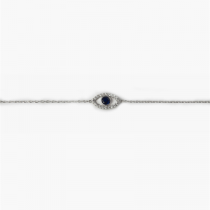 Bieten Sie viele tolle neue Schmuckdesigns für das Zirkonia-Augenarmband aus 925er Silber an