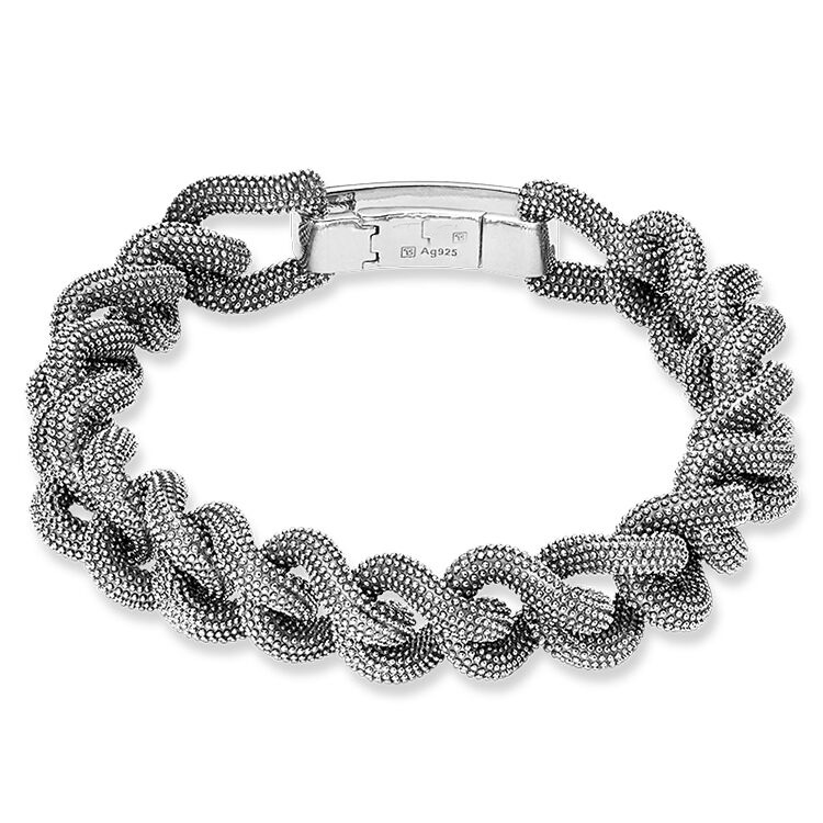 Großhandel Bieten Sie Ihr Design an OEM-Armband 925er Sterlingsilber, OEM/ODM-Schmuck geschwärzt