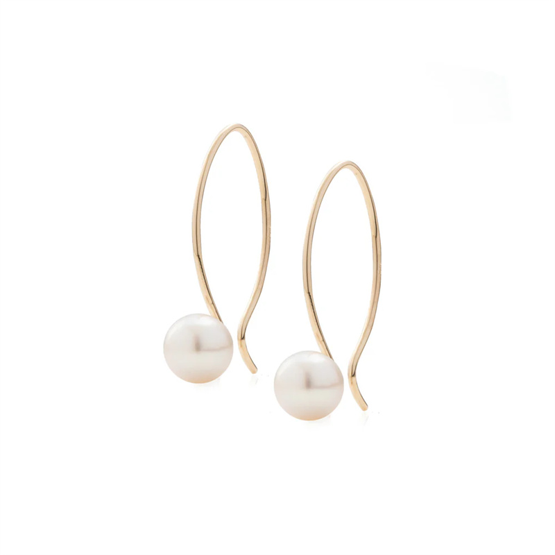 JINGYING : Akoya Pearl U Hook Earring Custom Wholesale Jewelry Suppliers