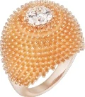 Wholesale Rose Gold Diamond Ring 925 Sterling Silver