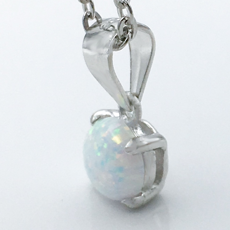 Custom Engros Etiopisk Opal Pendant |Tilpasset smykkeproducent |925 Sterling Sølv