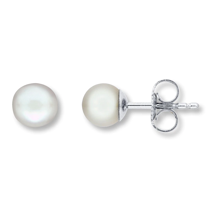 Pearl Earrings 14K White Gold China Custom Jewelry Manufacturers custom made OEM