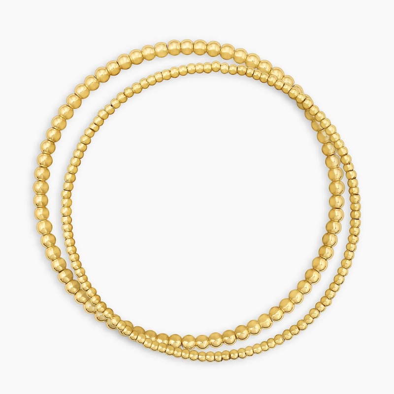 Custom Wholesale Poppy Gold Bracelet Set Jewelry Suppliers