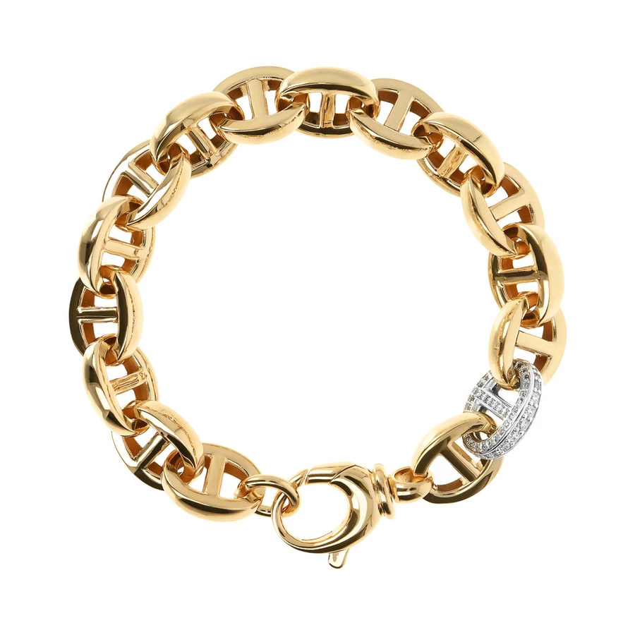 Wholesale Portuguese 925 Sterling Silver OEM/ODM Jewelry 18K Gold Plated bracelet custom wholesaler