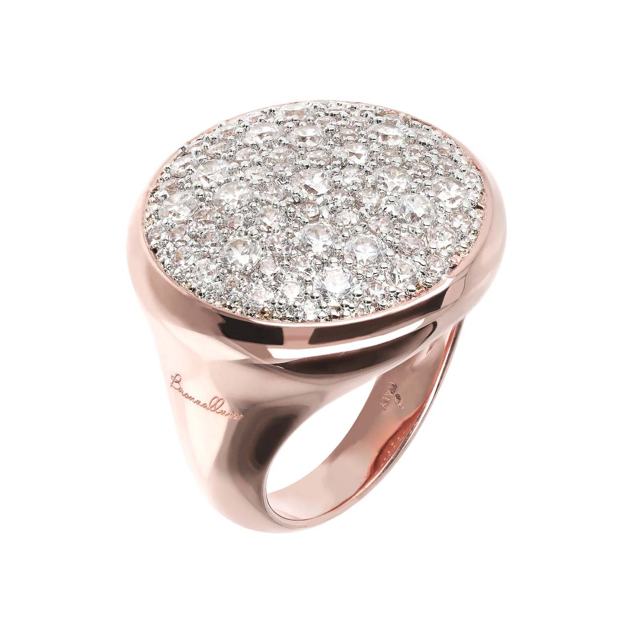 Grosir Portugis 925 Sterling Silver 18K Rose Gold Disepuh Cincin produsen grosir kustom OEM/ODM Perhiasan