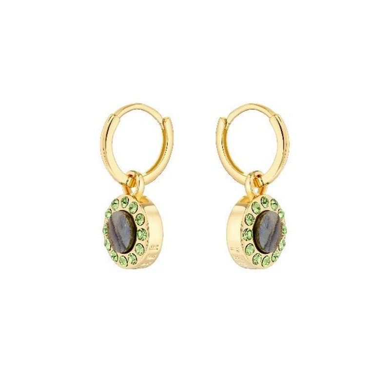 Private Label Jewelry Manufacturers custom made Gold vermeil color CZ earrings