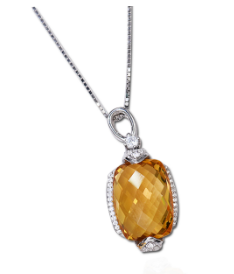 Custom Wholesale Citrine pendant | Manufacturer