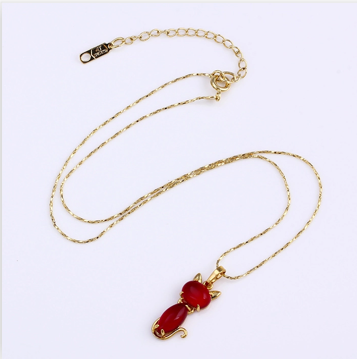 Liontin Ruby Asli Grosir Kustom |Produsen Perhiasan yang Disesuaikan |Perak Murni 925
