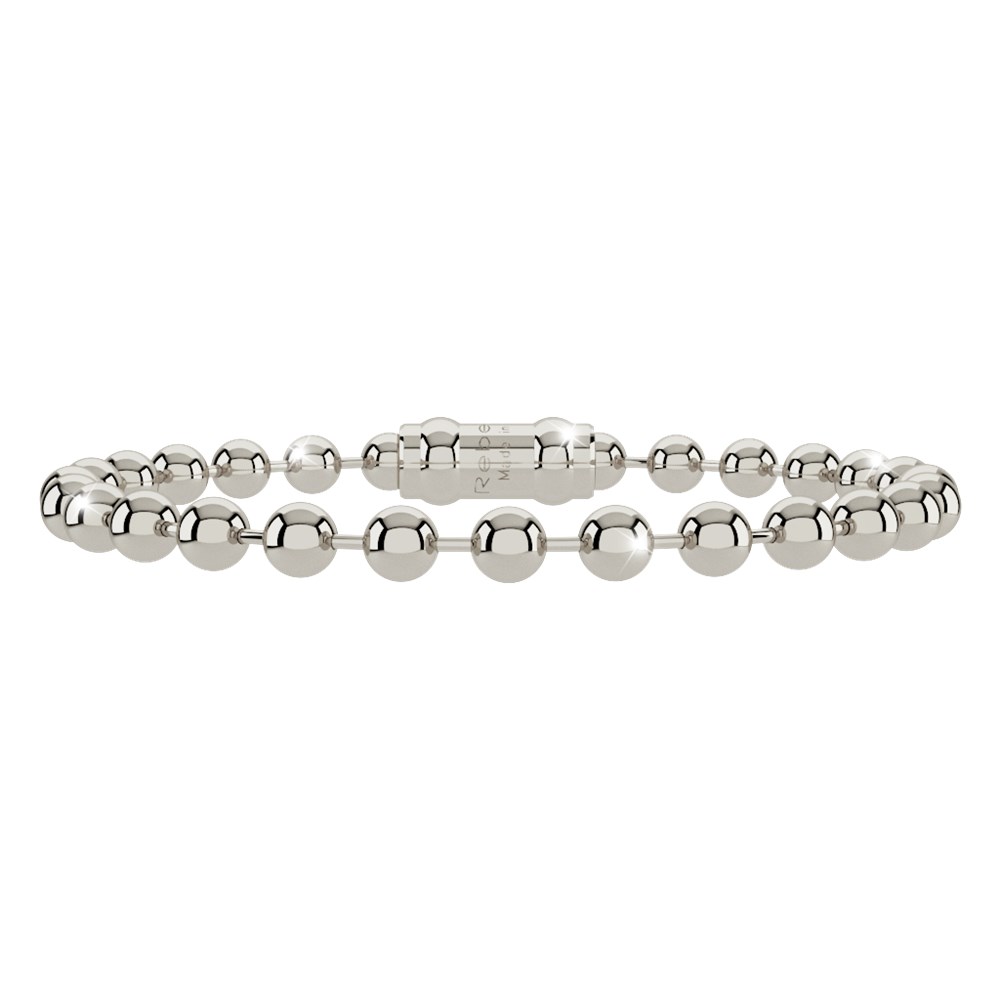 Rhodiniertes Perlenketten-Armband aus Silber oder Kupfer, individueller Schmuck für Mädchen