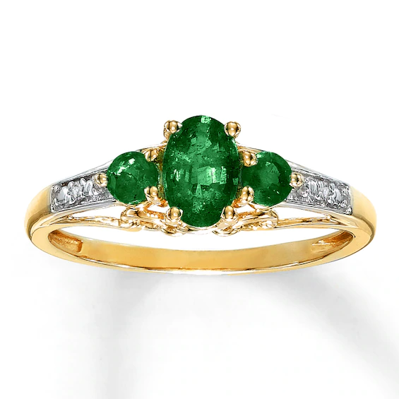Engros Emerald Ring 925 Silver OEM Factory Kina