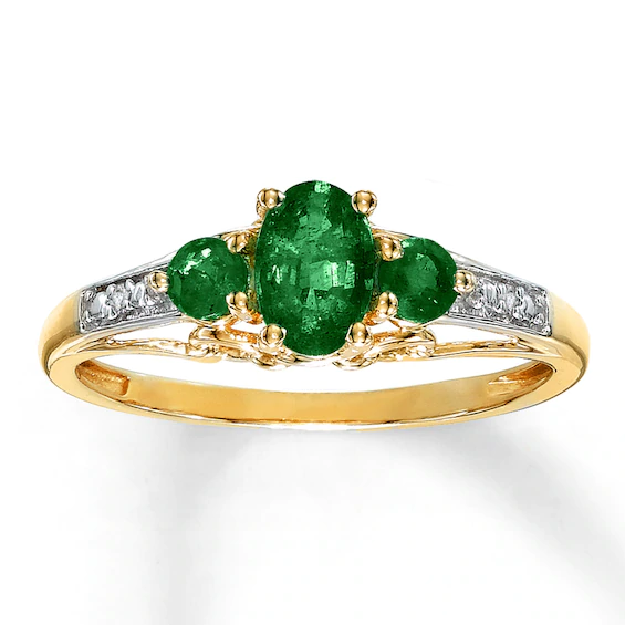 Mórdhíol Emerald Ring 925 Silver OEM Monarcha tSín