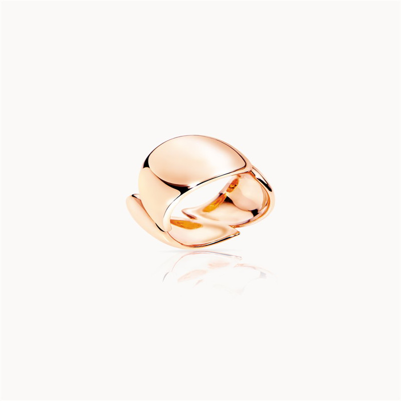 Prsten střední 18K růžové zlato pozlacené 925 stříbrem výrobce šperků