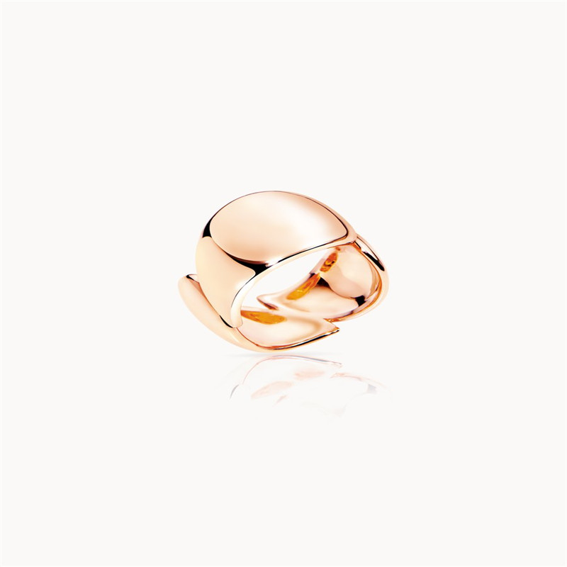 Ring medium 18K roséguld pläterad 925 silver smycken tillverkare