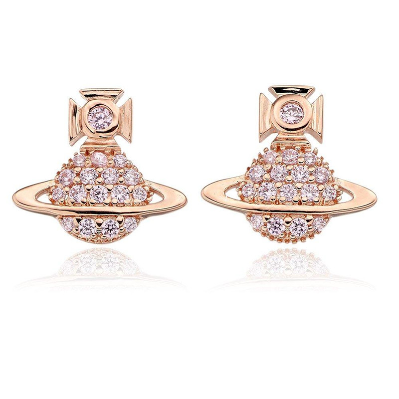 Rose Gold Tone Earrings custom ODM 925 silver jewelry manufacturer