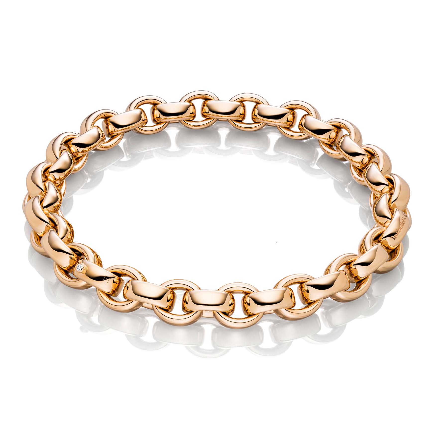 Wholesale Rose Gold over Silver bracelet OEM/ODM Jewelry make your silver new collection