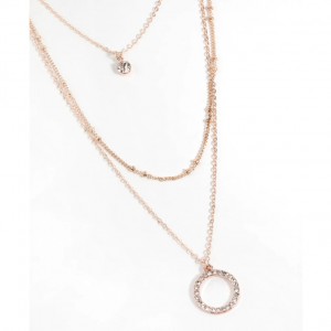 Rose Gold plated silver Necklace wholesale custom jewelry supplier