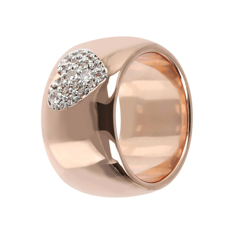 Wholesale Rose gold plated  OEM/ODM Jewelry CZ silver ring design custom fine jewelry wholesaler suppliers