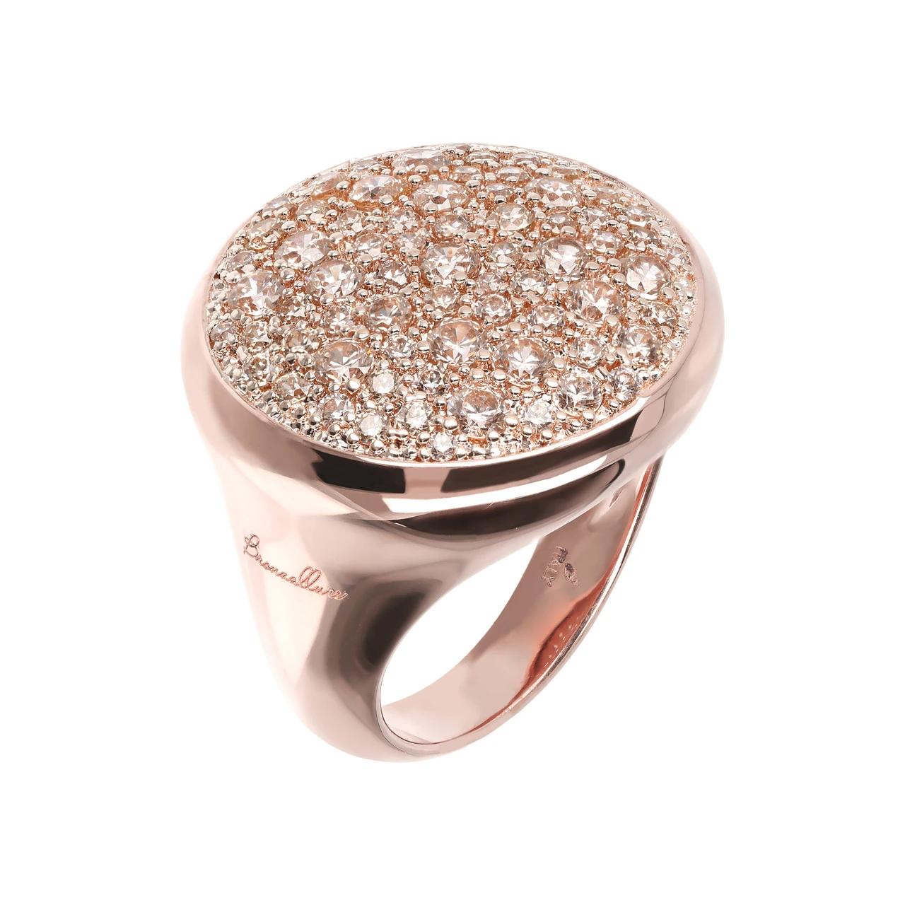 Velkoobchodní prsten pozlacený růžovým zlatem z 925 mincovního stříbra OEM/ODM Dodavatelé šperků na zakázku s jemnými šperky