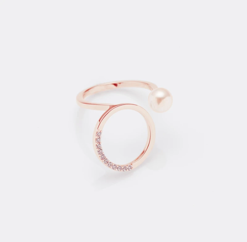 Rose gold plating silver ring custom design OEM/ODM Jewelry jewelry manufacturer