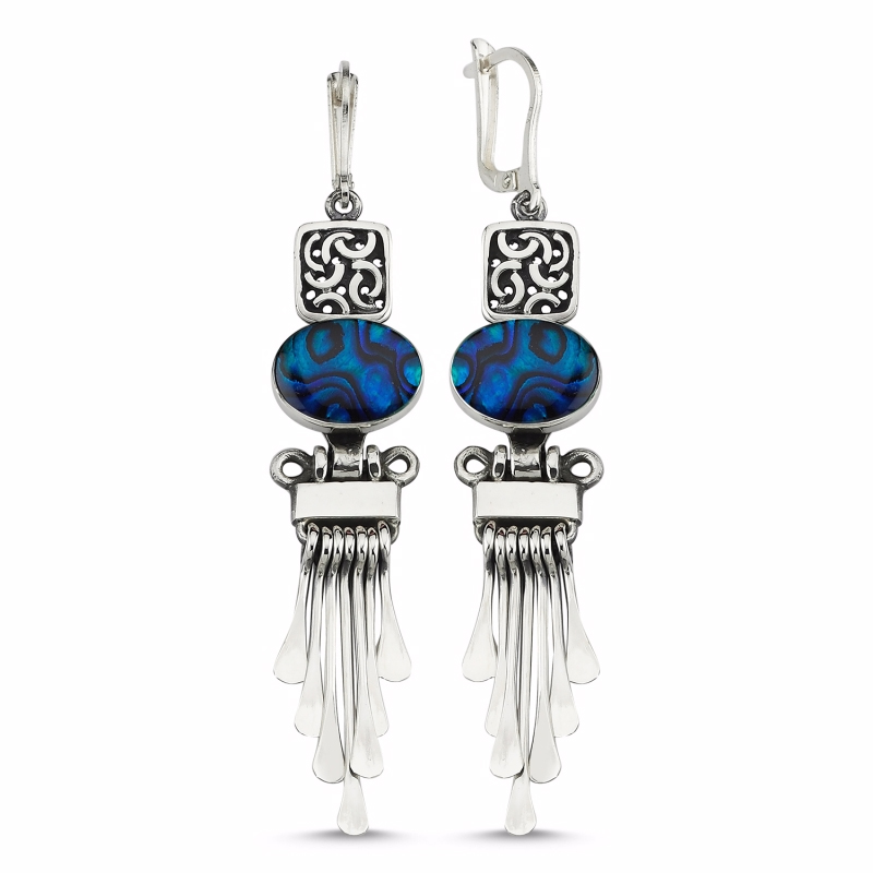 Vente en gros de boucles d'oreilles en argent de conception de bijoux OEM / ODM personnalisées russes en argent sterling 925 rhodié plaqué or fournisseur et grossiste de bijoux en argent