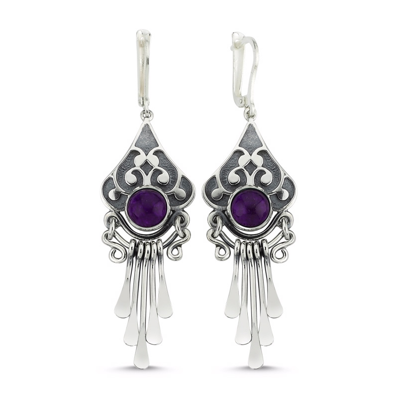 Wholesale OEM/ODM Jewelry Russian Custom  silver earrings in 925 sterling silver  rhodium gold plated silver jewelry supplier and wholesaler