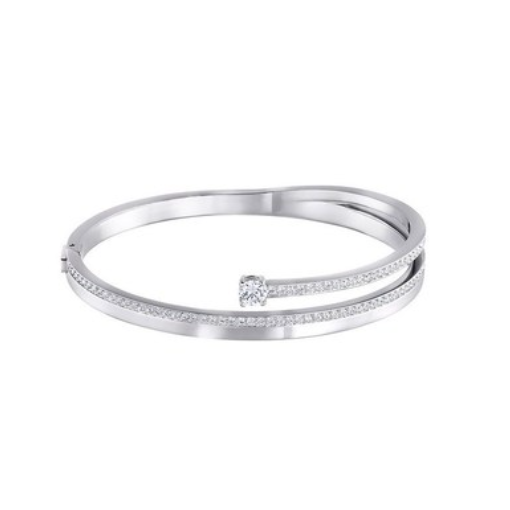 Silver Fresh Bangle bracelet wholesale custom rhodium plating supplier