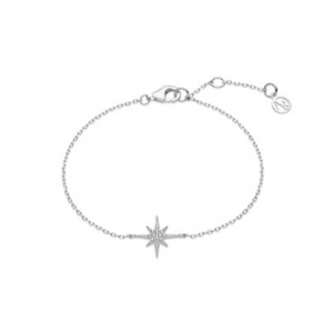 Fabricant de conceptions de bijoux personnalisés de bracelet Silver Midnight Star