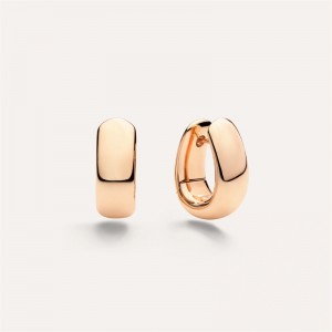 Silver designer jewelry online custom earrings in rose gold 18kt