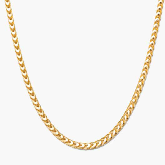 Silver factory jewelry manufacturers Custom OEM DOM Franco Necklace Chain 2.5mm Gold Vermeil