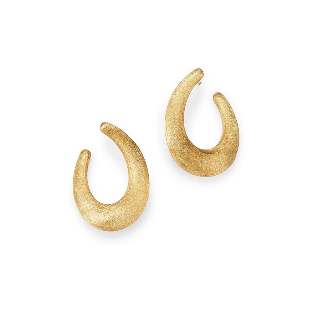 Singapore Customer Make Small Hoop Earrings in 18K Yellow Gold Vermeil