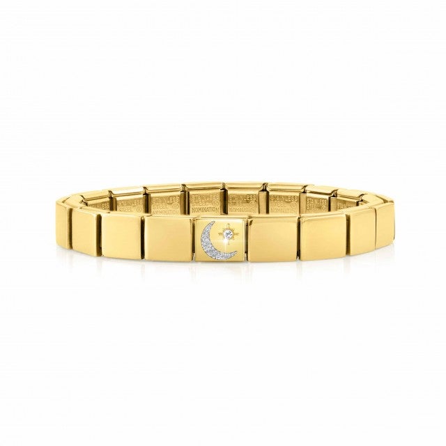 Stainless steel bracelet jewelry custom wholesale, Glitter symbol,Cubic Zirconia