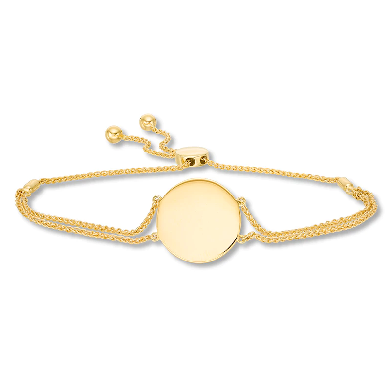 Pulsera de plata esterlina 10K oro amarillo fabricantes de joyería personalizada China OEM por encargo