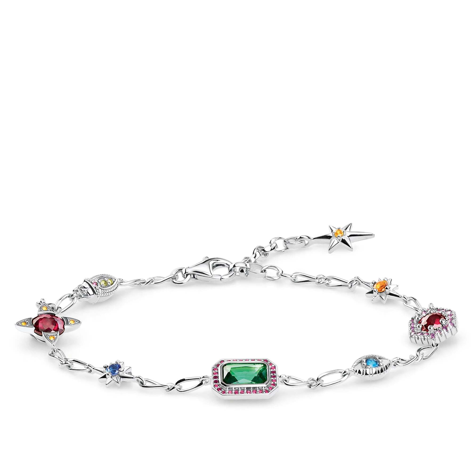 groothandel OEM / ODM Juweliersware Sterling Silwer CZ Lucky Charms Armband China Custom Design 925 Sterling Silwer Verskaffer Groothandelaars