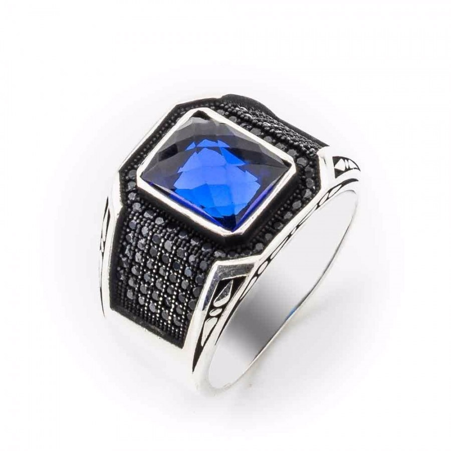 Оптовое мужское кольцо из стерлингового серебра OEM/ODM ювелирные изделия на заказ поставщик серебряных украшений