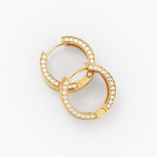 Studded Frame Hoop Earrings supplier with 23 years experience in OEM jewelry manufacturing